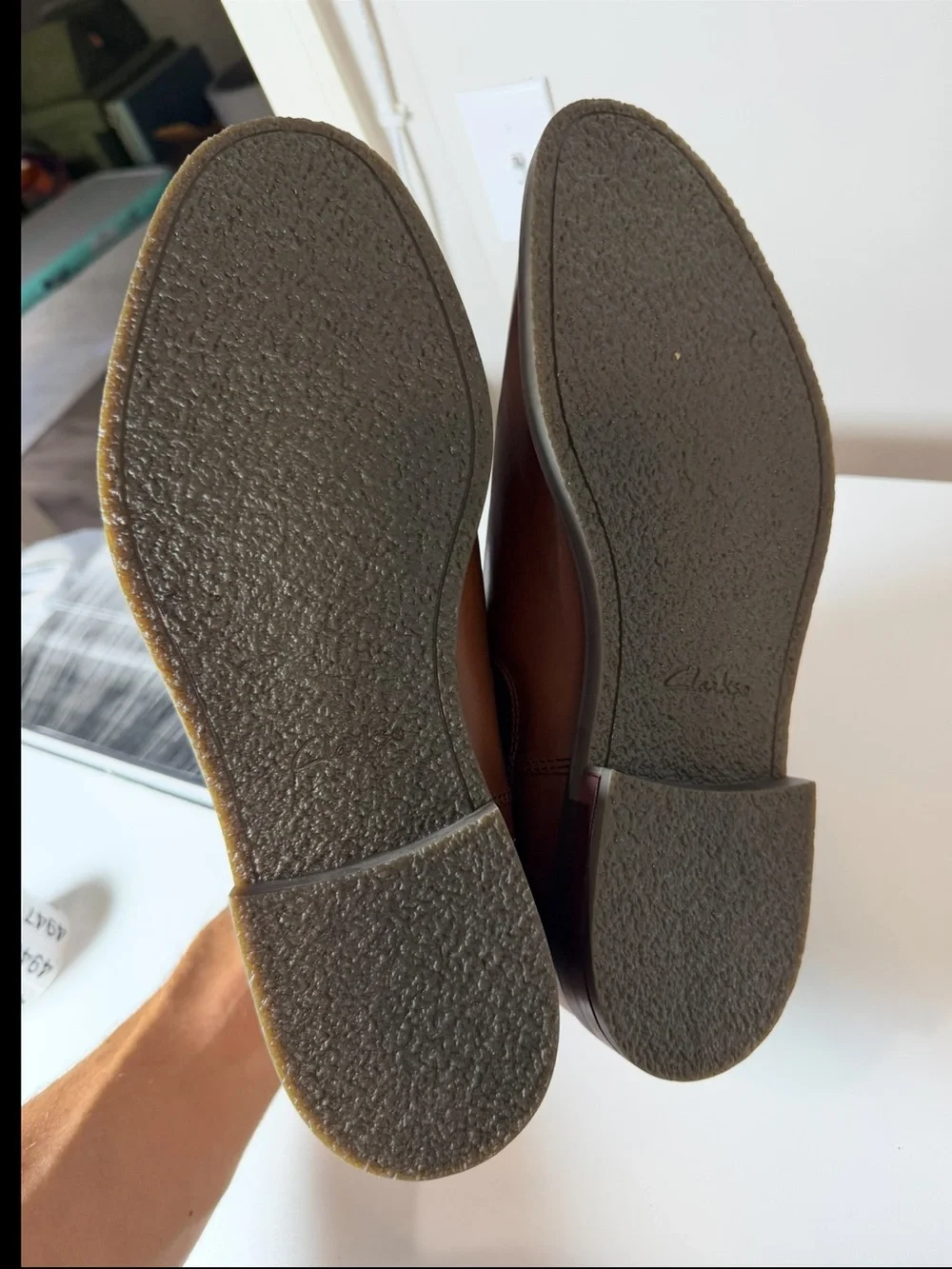 Clarks sleek tan